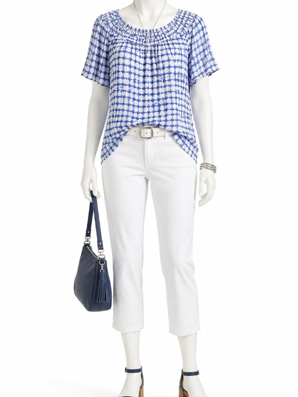 Liz Claiborne Blouse Top Size Large NEW Washed Not Worn